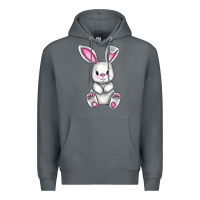 Rock Cute bunny Easter Premium Hoodie - CowGirlArtShop