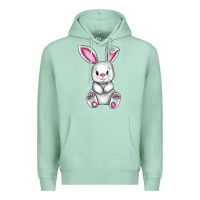 Seafoam Cute bunny Easter Premium Hoodie - CowGirlArtShop