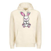 Tofu Cute bunny Easter Premium Hoodie - CowGirlArtShop