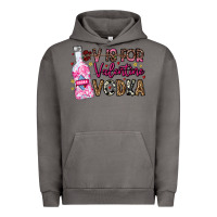 Pigment Tornado V is For Valentine Vodka Urban Hoodie - CowhideDigitalArt