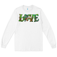 White love with shamrock Long Sleeve Tee - RanaPortraitStore