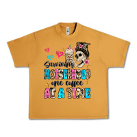 Peanut Butter surviving motherhood one coffee at a time Urban Heavy Tee - MaliasSmallBusiness