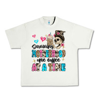 Pistachio surviving motherhood one coffee at a time Urban Heavy Tee - MaliasSmallBusiness