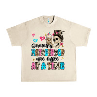 Sandshell surviving motherhood one coffee at a time Urban Heavy Tee - MaliasSmallBusiness