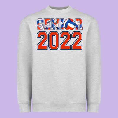 Senior Volleyball Custom Heavyweight Sweatshirt Designed By Jasminsmagicworld