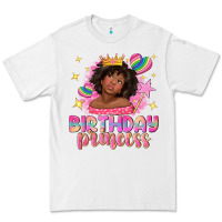 White birthday princess with afro girl Premium Tee - NancyCooperArtShop