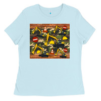 Excavator Camouflage Ladies Tee | Teevron