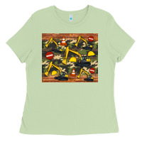 Matcha excavator camouflage Ladies Tee - Artiststas