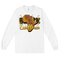 White black excellence Long Sleeve Tee - Artiststas