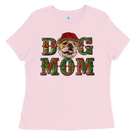 Christmas English Bulldog Mom Ladies Tee | Teevron