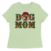 Matcha Christmas English Bulldog Mom Ladies Tee - RanaPortraitStore