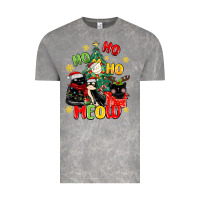 Cloud Rock ho ho ho meow Vintage Tee - MaliasSmallBusiness