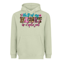 Matcha half of my haert is deployed olivia Heavyweight Hoodie - OliviaCreatesArt