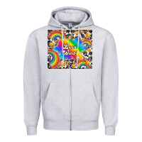 Heather Grey love wins Zipper Hoodie - TumblerDesignByShophia