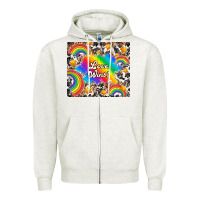 Oatmeal Heather love wins Zipper Hoodie - TumblerDesignByShophia