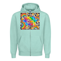 Seafoam love wins Zipper Hoodie - TumblerDesignByShophia