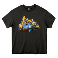 Asphalt easter excavator gnome egg leopard Heavy Core Tee - Artiststas