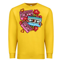 Lemon valentines day casette olivia Premium Sweatshirt - OliviaCreatesArt