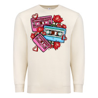 Sandshell valentines day casette olivia Premium Sweatshirt - OliviaCreatesArt