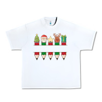 White add your personalization christmas pencils Urban Heavy Tee - MaliasSmallBusiness