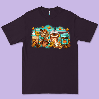 Thanksgiving Coffee Premium Tee Designed By Jasminsmagicworld