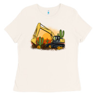 Bone excavator cactus sunflower sunset Ladies Tee - Artiststas