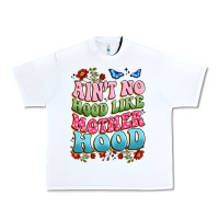 White ain't no hood like mother hood Urban Heavy Tee - JahusDesignShop