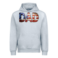 American Flag Dad 4th Of July Urban Hoodie | Teevron