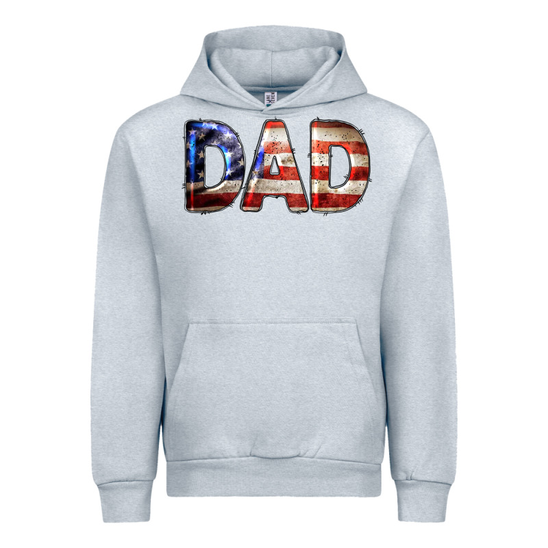 American Flag Dad 4th Of July Urban Hoodie by LillyAllenDesigns | Teevron