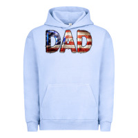 Pigment Grape Ice American Flag Dad 4th of July Urban Hoodie - LillyAllenDesigns