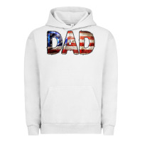 Pigment Lunar Rock American Flag Dad 4th of July Urban Hoodie - LillyAllenDesigns
