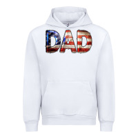White American Flag Dad 4th of July Urban Hoodie - LillyAllenDesigns