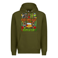 Army Green Nacho average bus driver Mexico Premium Hoodie - HowdyJamesFarm