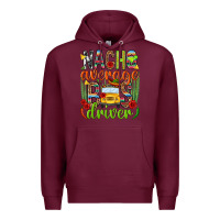 Burgundy Nacho average bus driver Mexico Premium Hoodie - HowdyJamesFarm