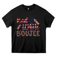 Black red white boujee Heavy Core Tee - Artiststas