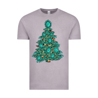 Vintage Zinc christmas tree with gemstones Vintage Tee - MaliasSmallBusiness