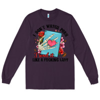 Plum i don t watch porn i read it like a fucking lady Long Sleeve Tee - Artiststas