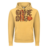 Vintage Mustard game day basketball Vintage Hoodie - MaliasSmallBusiness