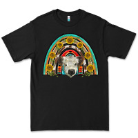 Black scottish white calf  rainbow Premium Tee - BarkalooDesign