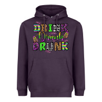 Plum drink drank drunk mardi gras olivia Heavyweight Hoodie - OliviaCreatesArt