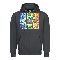 Smoke love has no gender Zipper Hoodie - TumblerDesignByShophia
