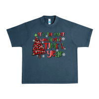 Midnight Navy its wonderful time of the year Urban Heavy Tee - MaliasSmallBusiness