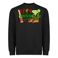 Black let's fiesta taco and beer Heavyweight Sweatshirt - BarkalooDesign