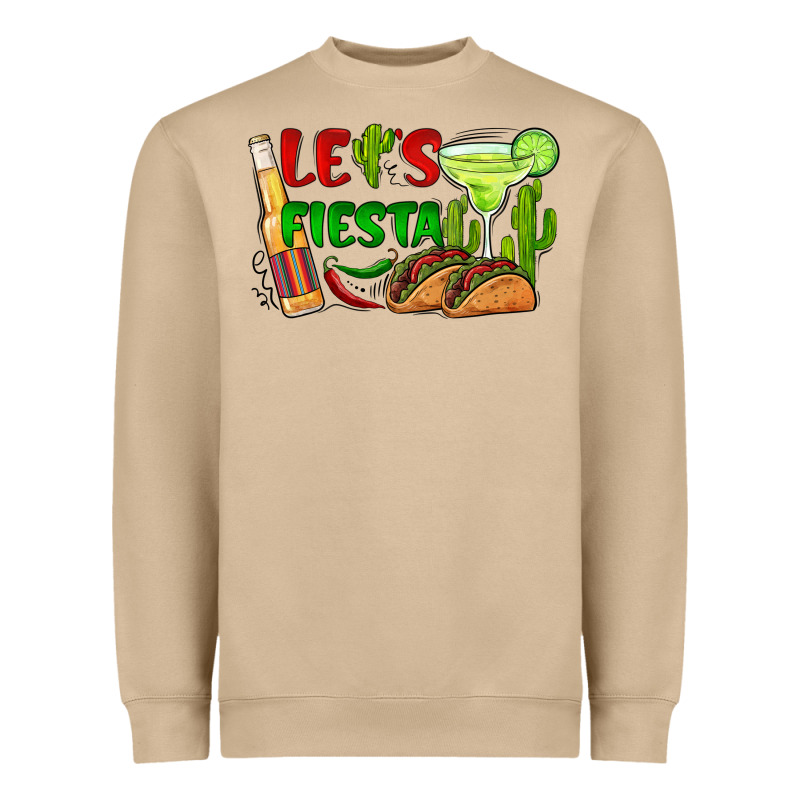 Let's Fiesta Taco And Beer Heavyweight Sweatshirt by BarkalooDesign | Teevron
