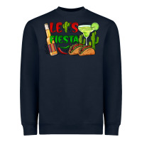 Navy let's fiesta taco and beer Heavyweight Sweatshirt - BarkalooDesign