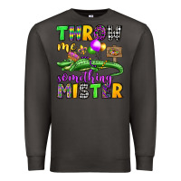 Smoke throw me something mister mardi gras olivia Premium Sweatshirt - OliviaCreatesArt