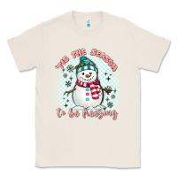 Natural 'tis the season to be freezing Classic Tee - MaliasSmallBusiness