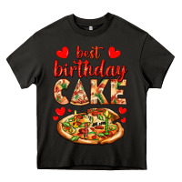 Asphalt best birthday cake pizza Heavy Core Tee - AdoDesignShop