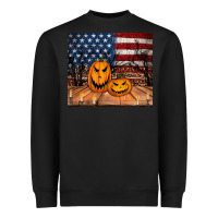 Black halloween american flag tumbler Heavyweight Sweatshirt - Jasminsmagicworld