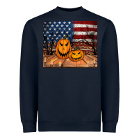 Navy halloween american flag tumbler Heavyweight Sweatshirt - Jasminsmagicworld